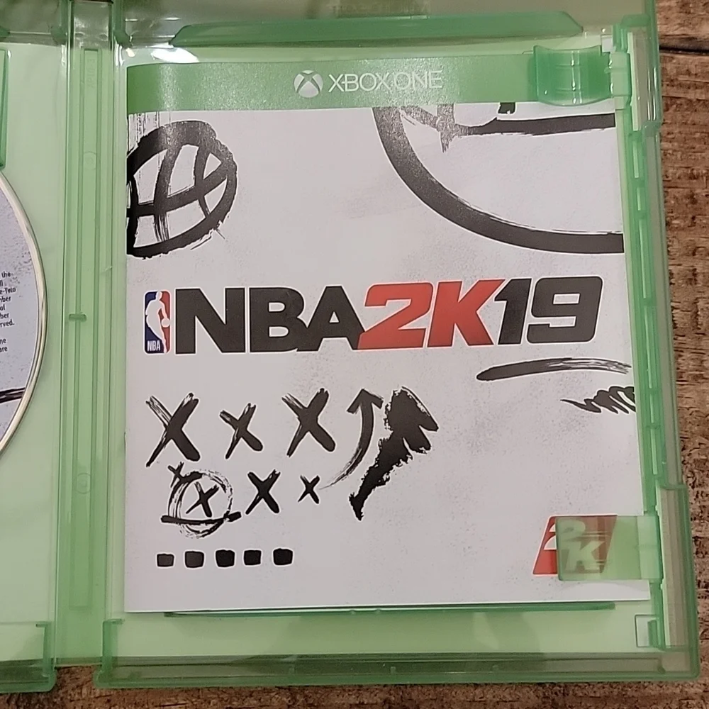 XBOX‎ ONE - NBA 2K19 video game DVD & case